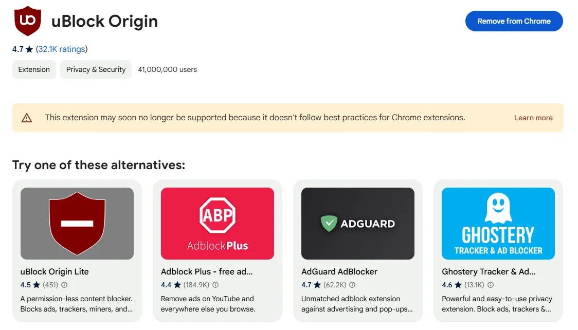 uBlock Origin – Powerful open source ad blocker